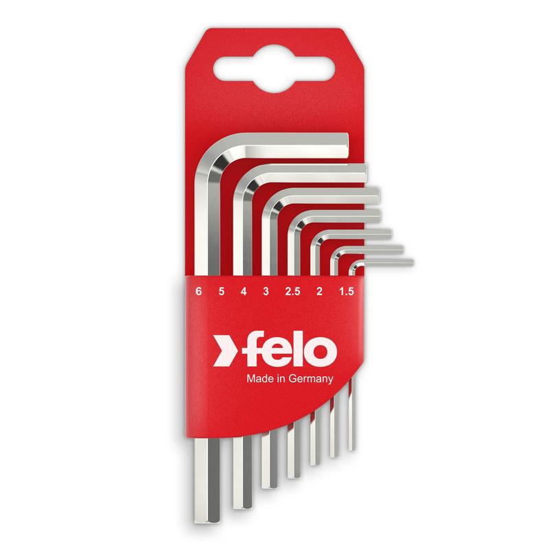 набор ключей шестигранных г-образ. короткие 7шт hex 1.5-6.0мм felo 34500711 от BTSprom.by набор ключей шестигранных г-образ. короткие 7шт hex 1.5-6.0мм felo 34500711 от BTSprom.by