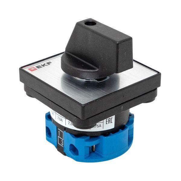  Переключатель кулачковый ПК-1-12 2П 10А "0-1" EKF pk-1-12-10 фото в каталоге от BTSprom.by