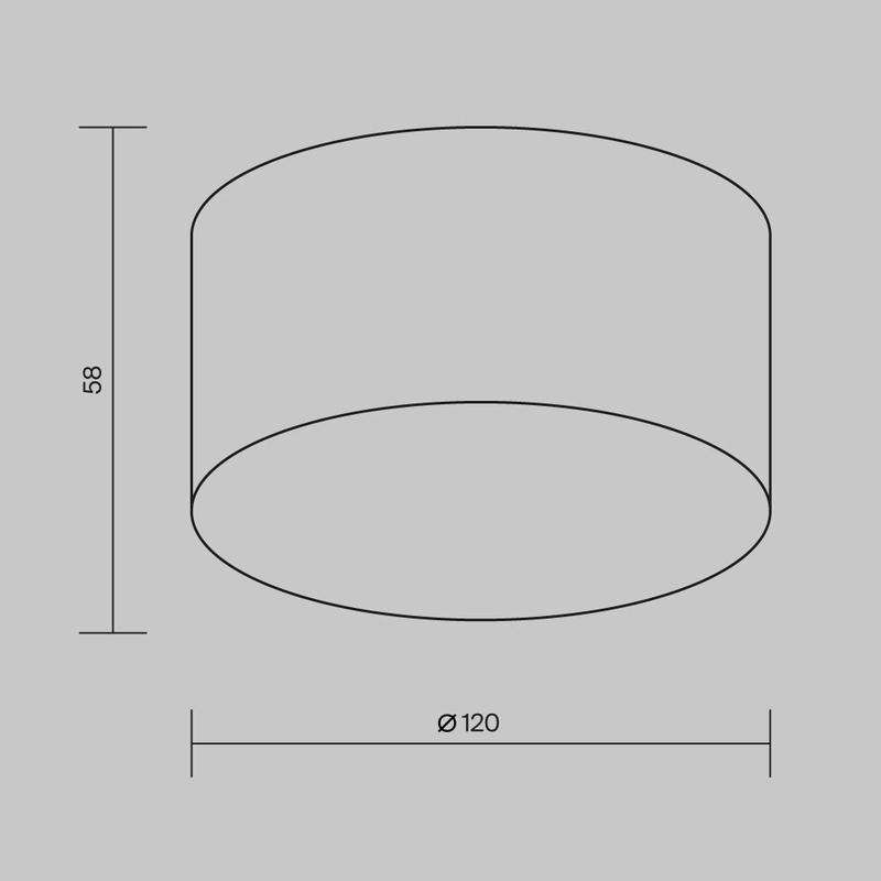  Светильник Zon IP 15Вт 4000К IP65 потолочн. Maytoni O430CL-L15B4K фото в каталоге от BTSprom.by