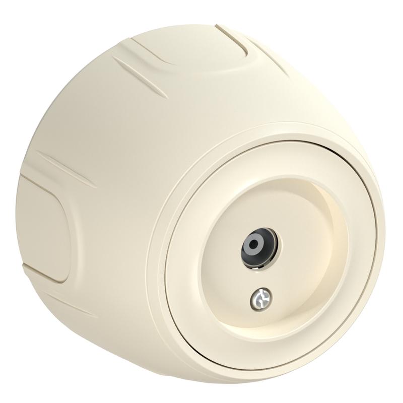 розетка телевизионная tv rotondo беж. onekeyelectro 7700882 от BTSprom.by