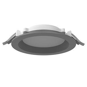 светильник светодиодный dl-01 pro 160мм 20вт 3000к 176x51мм ip65/40 круглый встраив. с опаловым рассеив. ral7045 сер. муар диммер dali varton v1-rf-70183-10d01-6502030 от BTSprom.by