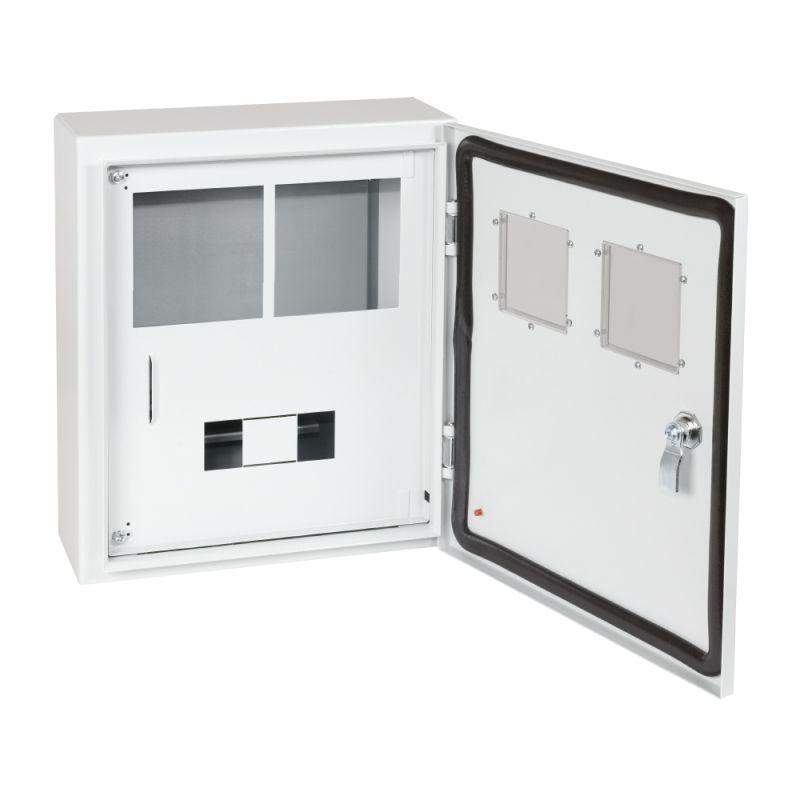 корпус металлический щурн-про-1х2-мп/7-415х370х147-ip66-ухл1 (1фх2 счетчика на мп с окном учета 7 модулей про) кэаз 367474 от BTSprom.by