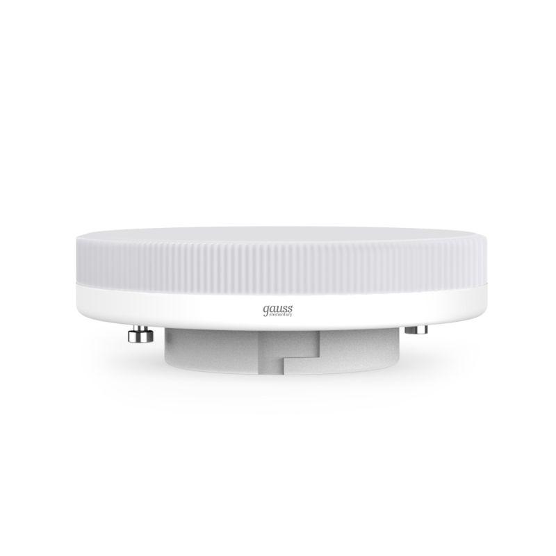 Лампа светодиодная Elementary 13Вт таблетка 6500К холод. бел. GX53 950лм GAUSS 83833 фото в каталоге от BTSprom.by