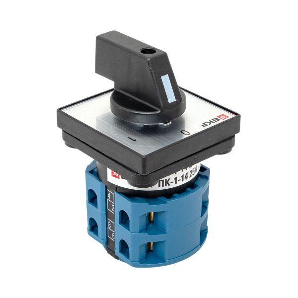  Переключатель кулачковый ПК-1-14 4П 25А "0-1" EKF pk-1-14-25 фото в каталоге от BTSprom.by