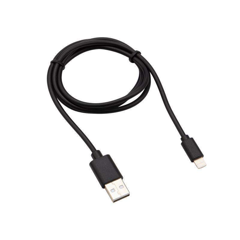 кабель usb-lightning 2а 1м черн. пвх rexant 18-7050 от BTSprom.by