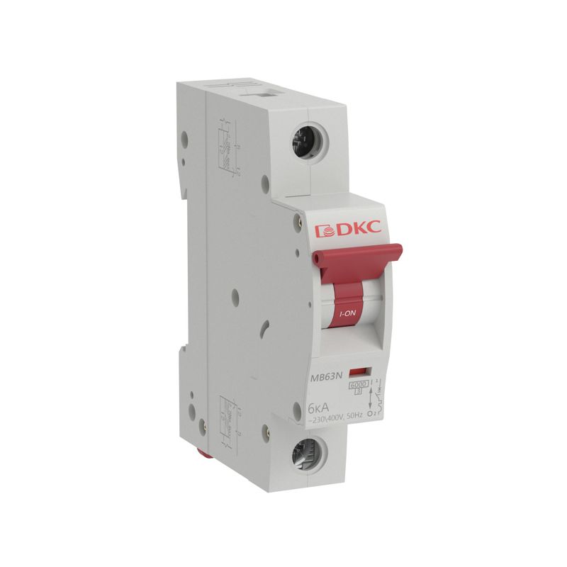 выключатель автоматический модульный 1п d 1а 6ка mb63 yon mb63n-1pd01 от BTSprom.by