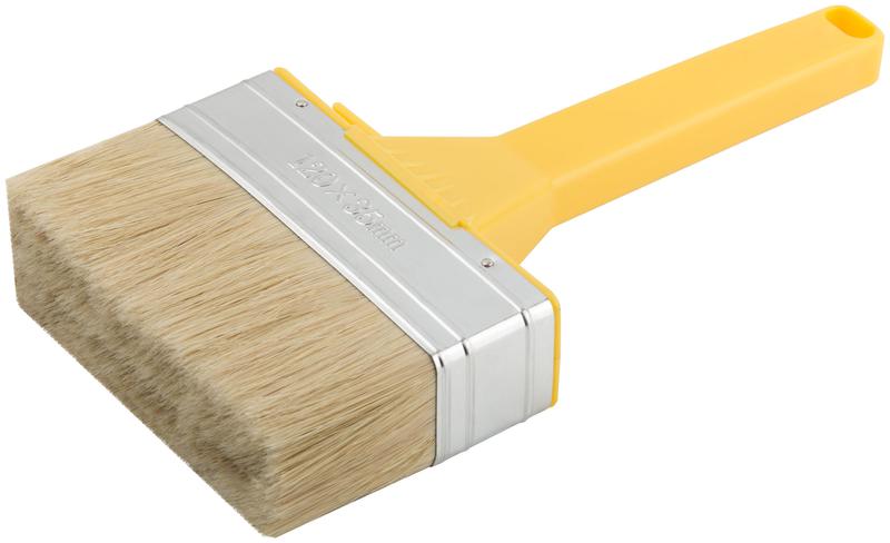  Макловица натуральная светлая щетина сплошной пластиковый корпус полая ручка "мини" 35х125мм FIT 01648 фото в каталоге от BTSprom.by