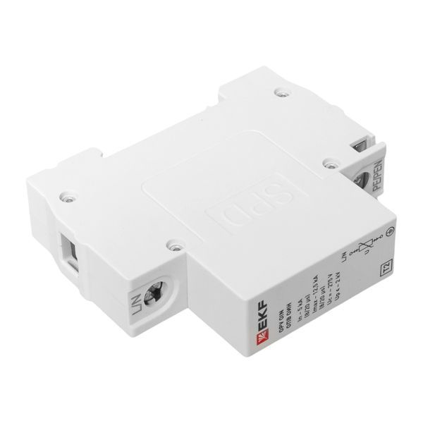  Ограничитель импульсных напряжений ОИН 1Р In=5kA Un=275B Imax=12.5kA EKF opv-oin фото в каталоге от BTSprom.by