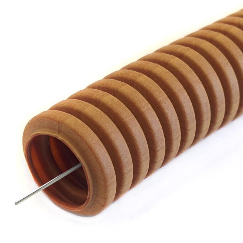 труба гофрированная пвх легкая d20мм 350 н бук с/з (уп.25м) промрукав pr01.0037 от BTSprom.by