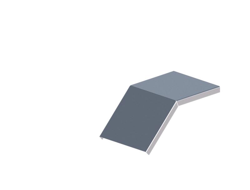 Крышка для лотка углового осн.150 сталь 1.5мм ЛМсК-45Н цУТ1.5 СОЭМИ Н0121460143 от BTSprom.by