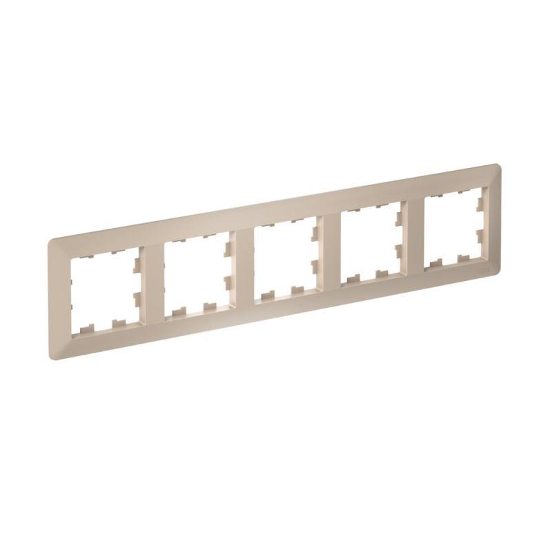 рамка 5-м atlasdesign air песочн./дым. бел. se atn221205 от BTSprom.by