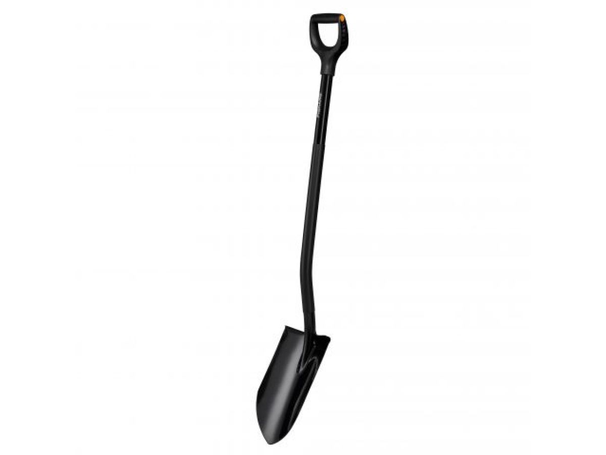 лопата штыковая ergonomic pro xl fiskars (черная) 1066707 от BTSprom.by