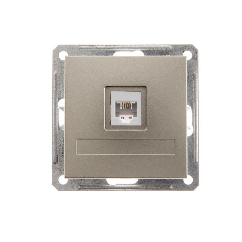 розетка телефонная сп w59 rj11 1а 160в механизм шампань se rsi-152t-4-86 от BTSprom.by