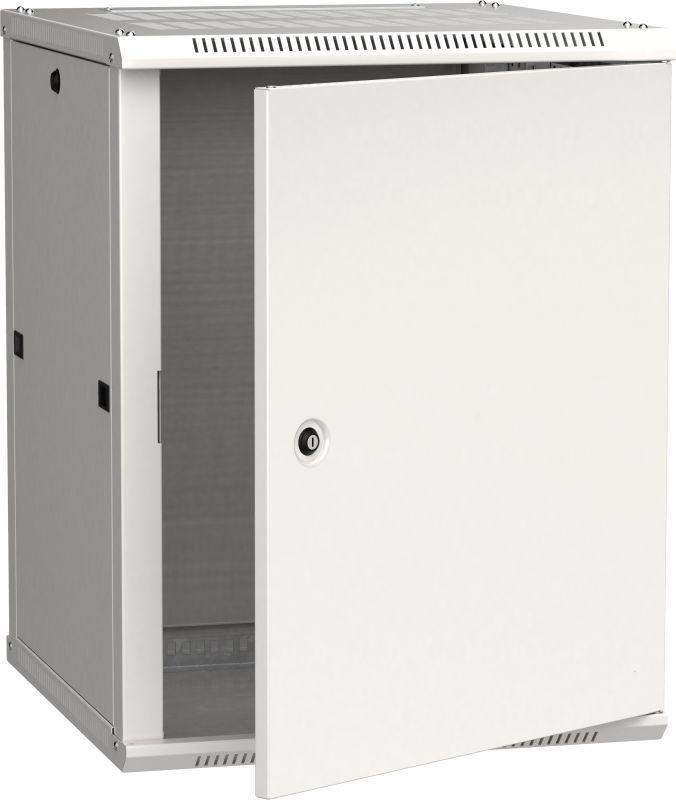 шкаф 19 дюйм linea w 15u 600х600мм настен. метал. дверь ral7035 itk lwr3-15u66-mf от BTSprom.by