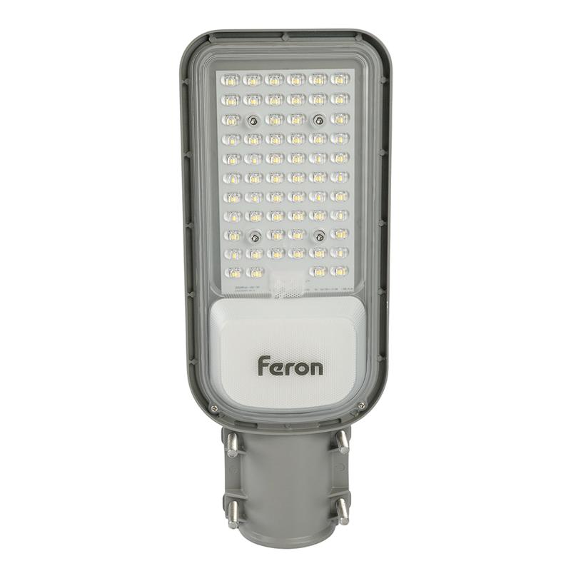 светильник светодиодный уличный 80вт 5000к ac230в/ 50гц сер. (ip65) sp3040 feron 41549 от BTSprom.by