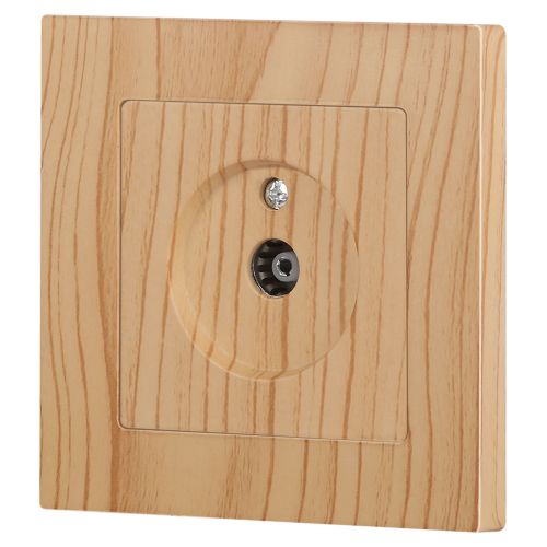  Розетка телевизионная одиночная TV СП Accent 6-301-11 IP20 сосна Intro Б0063622 фото в каталоге от BTSprom.by