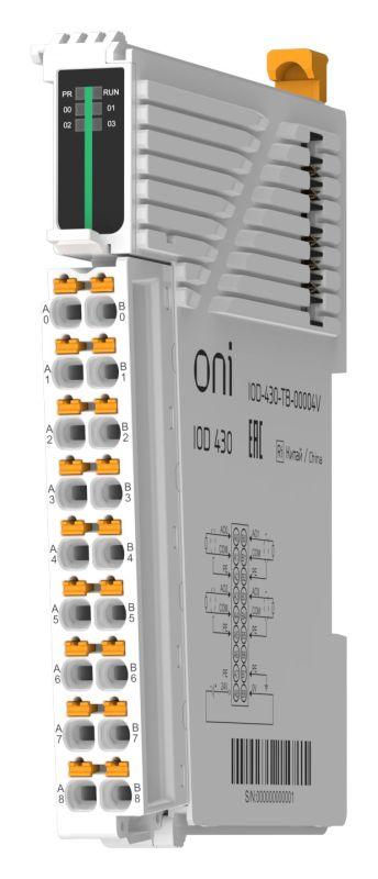 модуль аналогового вывода iod 430 4 сигнала напряжения oni iod-430-tb-00004v от BTSprom.by