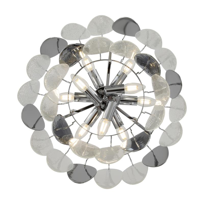  Светильник Demure 40Вт E14х9 IP20 подвесной Freya FR5189PL-09CH фото в каталоге от BTSprom.by