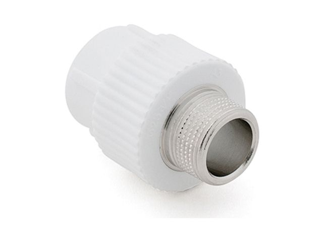 ниппель пп комб. нар. 32х 3/4", бел. ртп (муфта с наружной резьбой) (ростурпласт) 10667 от BTSprom.by