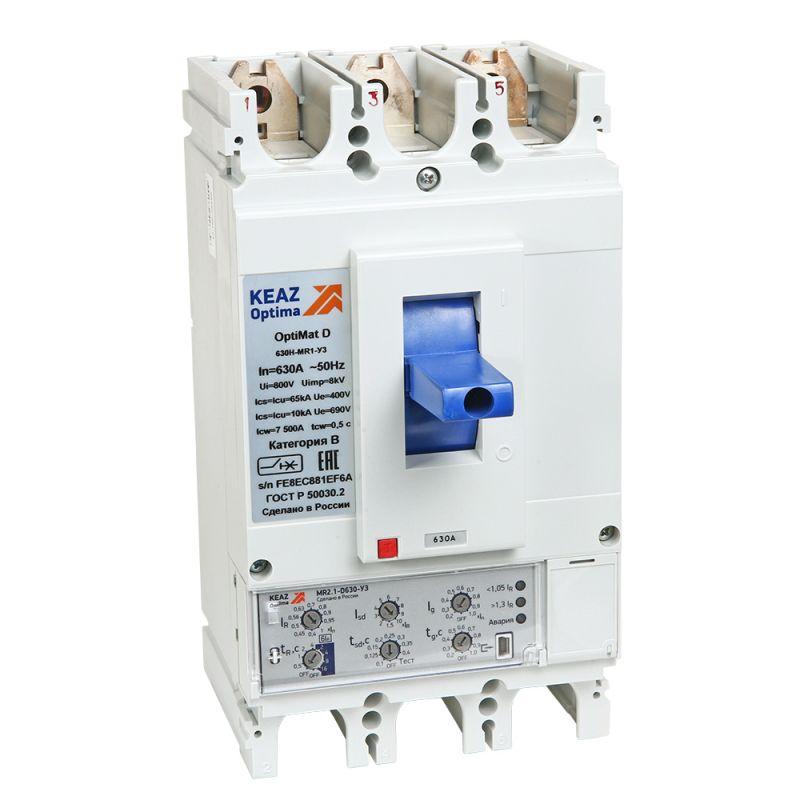 выключатель автоматический optimat d630h mr2.1 ом4 рег кэаз 327478 от BTSprom.by