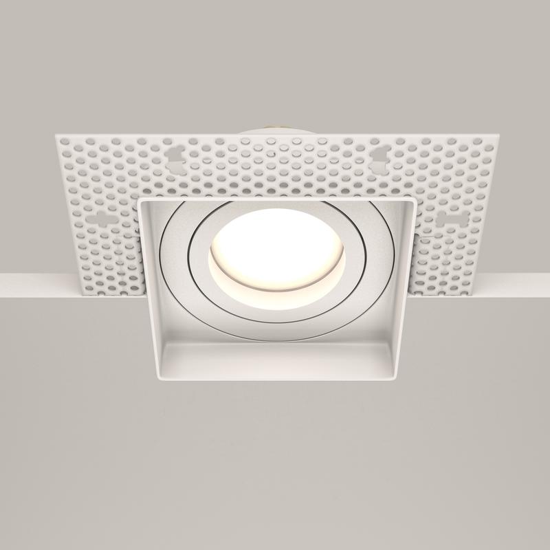  Светильник Atom 10Вт GU10 встраив. Maytoni DL003-01-W фото в каталоге от BTSprom.by