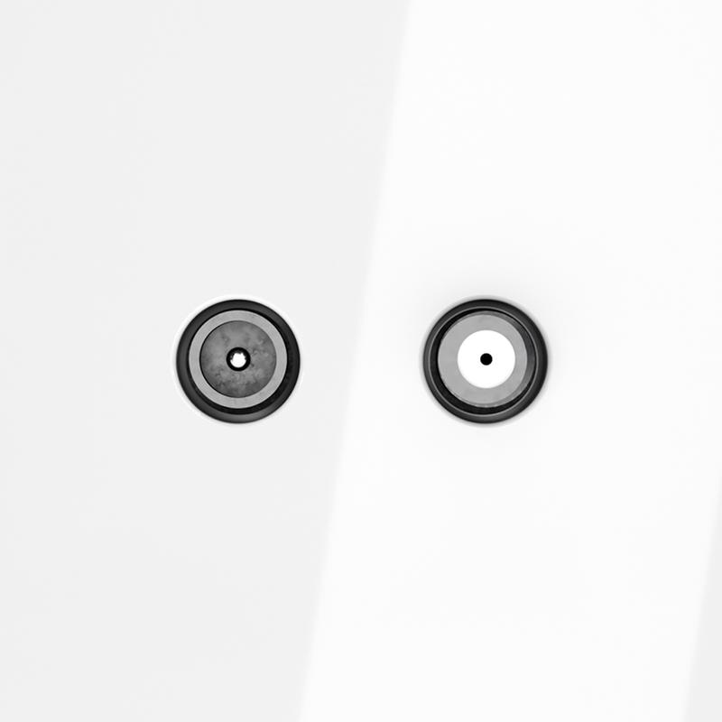  Розетка телевизионная оконечная TV + SAT 2-м СП S70 механизм бел. глянцевый Voltum VLS060401 фото в каталоге от BTSprom.by