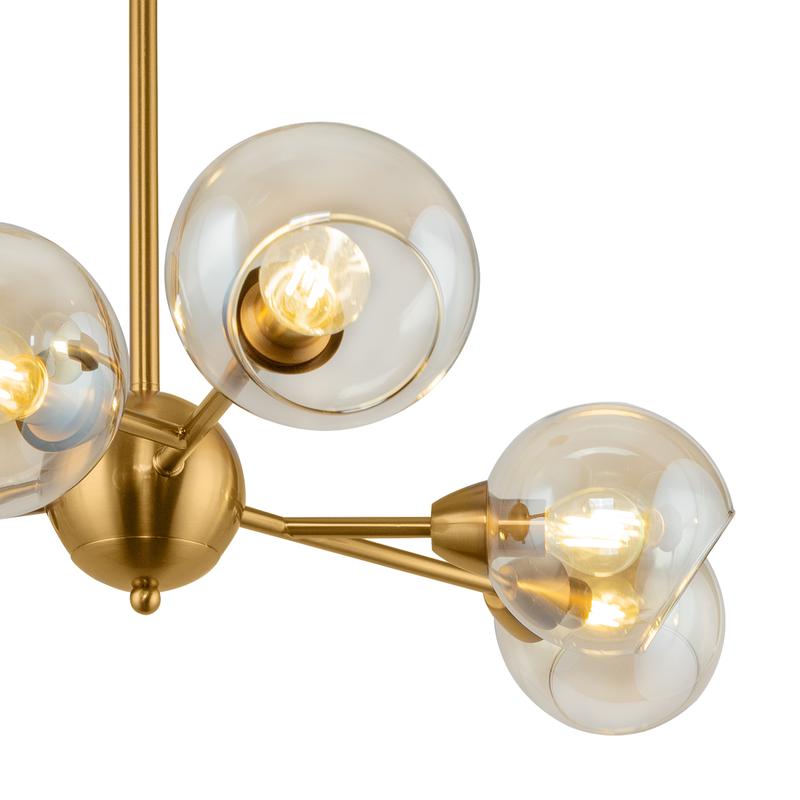  Люстра Sherry 6х40Вт E14 IP20 Freya FR5121PL-06G фото в каталоге от BTSprom.by