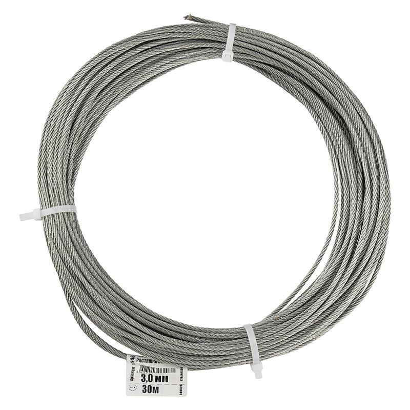трос для растяжки 3.0мм din 3055 стальной (уп.30м) tech-krep/zitar 127846 от BTSprom.by