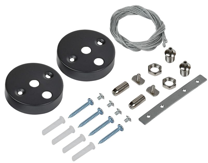 комплект для подвесного монтажа для свет. led лин. черн. iek lt-ldckd-kpm-k47 от BTSprom.by