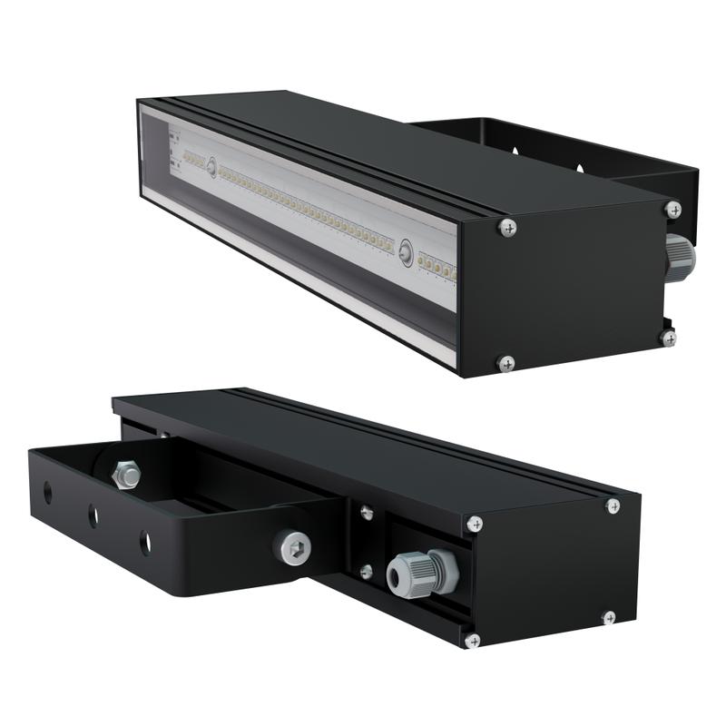 светильник светодиодный lad led line-300-120-15b 15вт 5000к ip66 230в ксс типа "д" линейный черн. ладзавод ladledl300ls15b от BTSprom.by