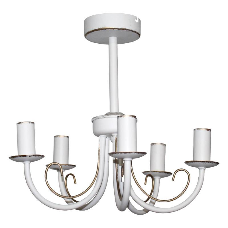 светильник "рустика" 253 бел. патина нсб 01-5х60-123 e14 (инд.упак.) элетех 1005404245 от BTSprom.by