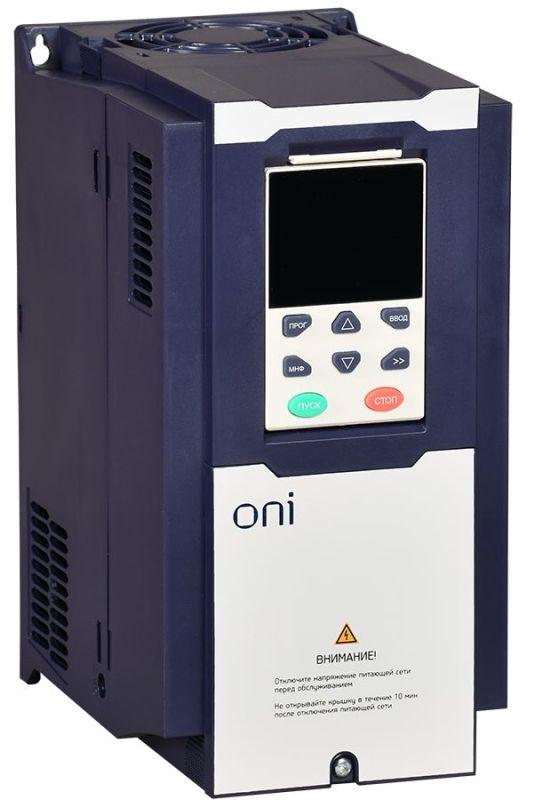 преобразователь частоты k750 380в 3ф 5.5-7.5квт 13-17а oni k750-33-55n75ntm от BTSprom.by