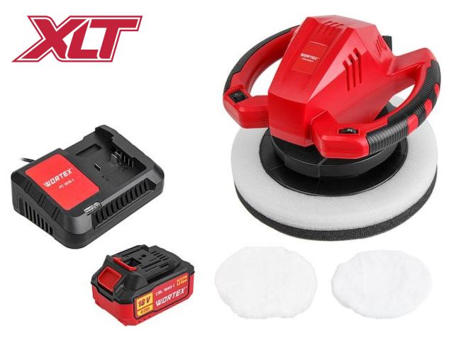 аккум. полировальная машина wortex cpm 2518 e в кор. all1 xlt с акб и з/у set (18 в, 250 мм, 1500-3000 об/мин) 1334508 от BTSprom.by