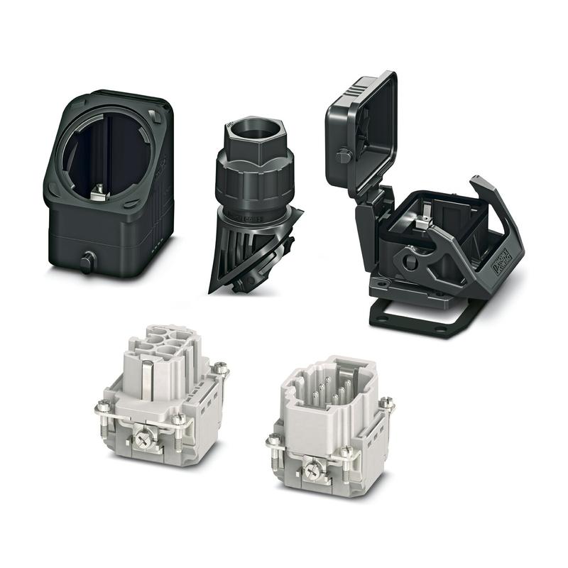 комплект вставных соединителей hc-evo-b06pt-bwsc-hl-m20-plrbk phoenix contact 1407710 от BTSprom.by