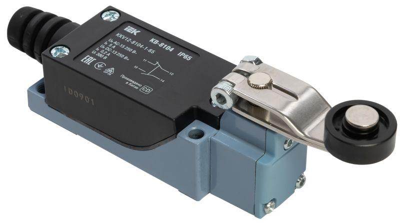 выключатель концевой кв-8104 рычаг с роликом ip65 iek kkv12-8104-1-65 от BTSprom.by