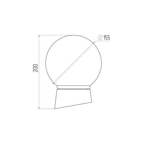  Светильник НБП 01-60-004 с наклонным основанием Гранат полиэтилен IP20 E27 max 60Вт ЭРА Б0052011 фото в каталоге от BTSprom.by