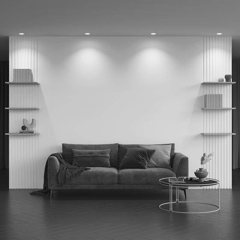  Светильник Gyps Modern 1х35Вт GU10 встраив. Maytoni DL001-1-01-W фото в каталоге от BTSprom.by