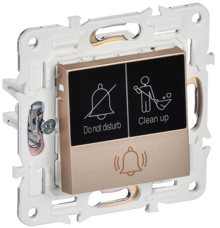 кнопка звонка skandy 10а sk-v17sa для отелей с индикацией песочн. iek sk-v14-2-10-k98 от BTSprom.by