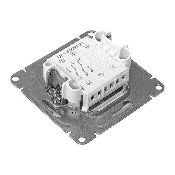  Выключатель проходной 2-кл. СП Эпика механизм бел. EKF UP1-SWW-21 фото в каталоге от BTSprom.by