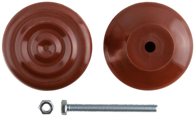  Ручка-кнопка дверная пластиковая корич. КУРС 66837 фото в каталоге от BTSprom.by