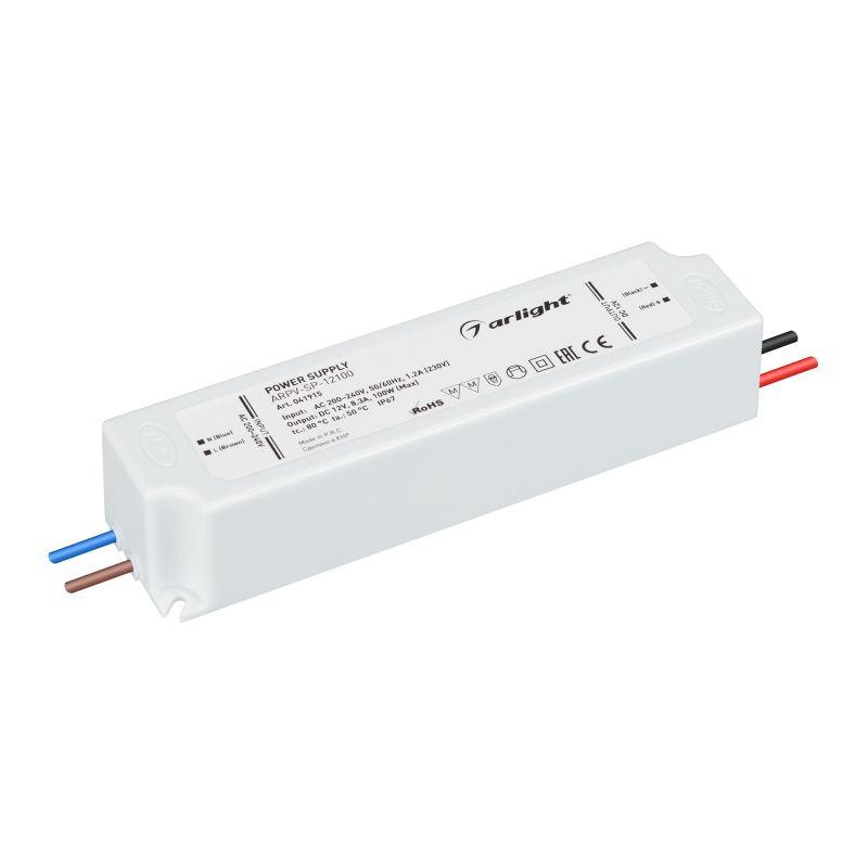 блок питания arpv-sp-12100 (12в 8.3а 100вт) (ip67 пластик) arlight 041915 от BTSprom.by