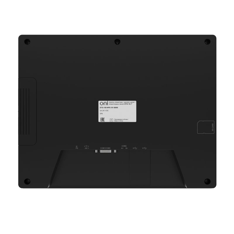  Панель оператора базовая ETG 10.1дюйм черн. ONI ETG-150-NPS-101-B000 фото в каталоге от BTSprom.by