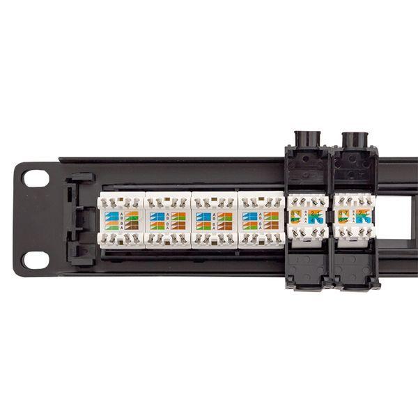  Патч-панель модульная 19дюйм 1U неэкранированная 24 порта с органайзером (пустая) TERACOM PRO EKF TRP-MODP-UTP-1U24 фото в каталоге от BTSprom.by