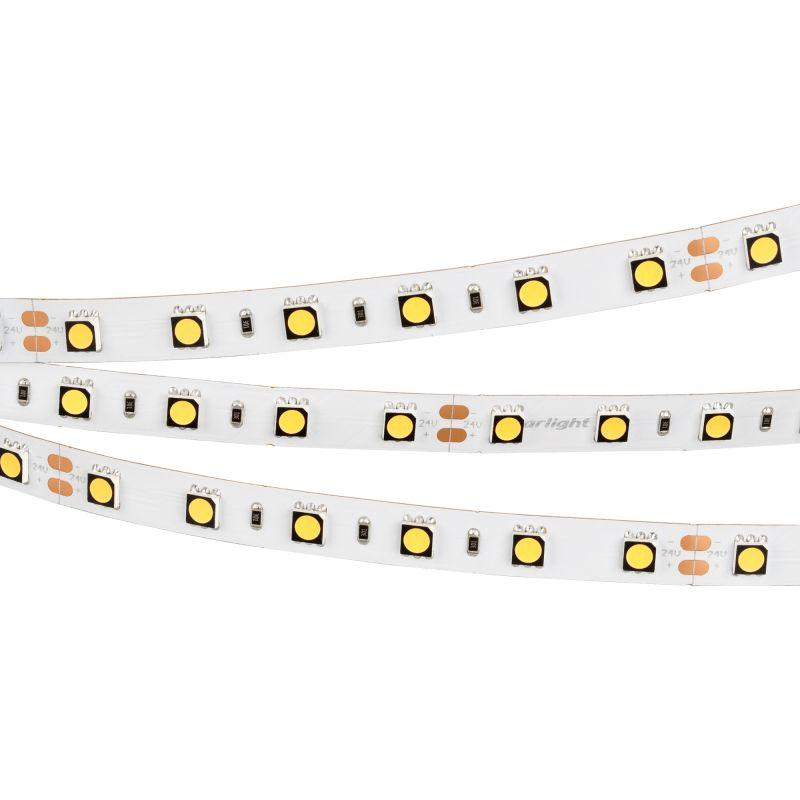 лента светодиодная rt-b60-10mm 24v warm 3000к cri98 14.4вт/м ip20 5060 открыт. (уп.5м) arlight 021421(2) от BTSprom.by
