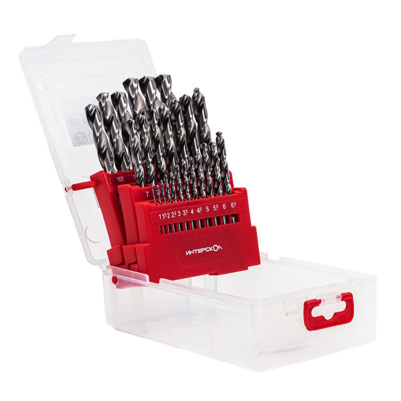  Набор сверел по металлу из быстрорежущей стали HSS-G (25шт) ИНТЕРСКОЛ 18101.025 фото в каталоге от BTSprom.by