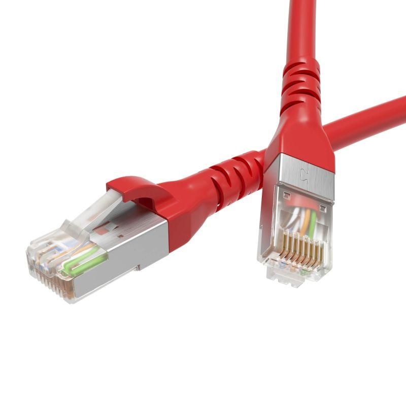 патч-корд экранированный кат.6 f/utp 4х2 lszh 10м красн. dkc rn6fu4500rd от BTSprom.by