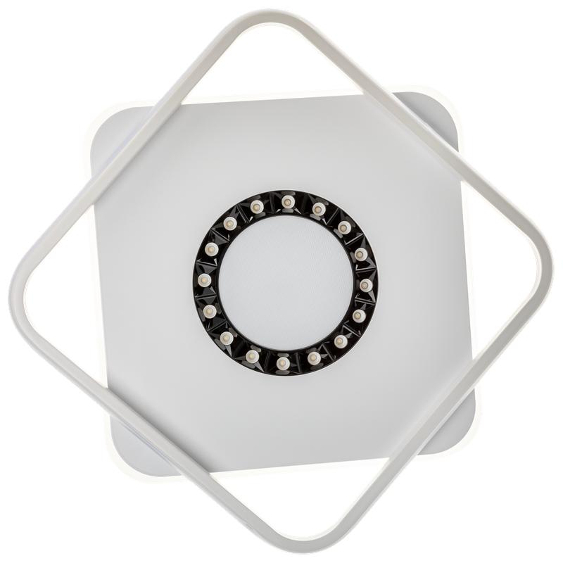  Люстра светодиодная GALASSIA 88Вт 2700К+6400К/4200К/6400К+2700К 480х480х55мм 40кв.м ДУ 3 режима диммир. бел. Ritter 51586 3 фото в каталоге от BTSprom.by