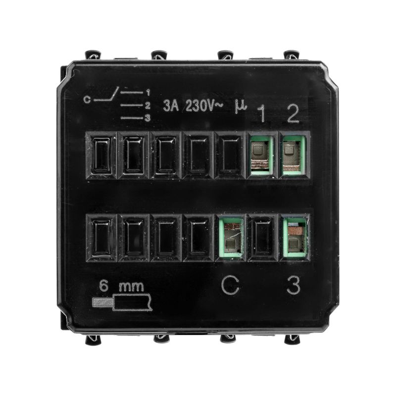  Механизм управления вентиляторами 2мод. Avanti "Черный квадрат" DKC 4402172 фото в каталоге от BTSprom.by