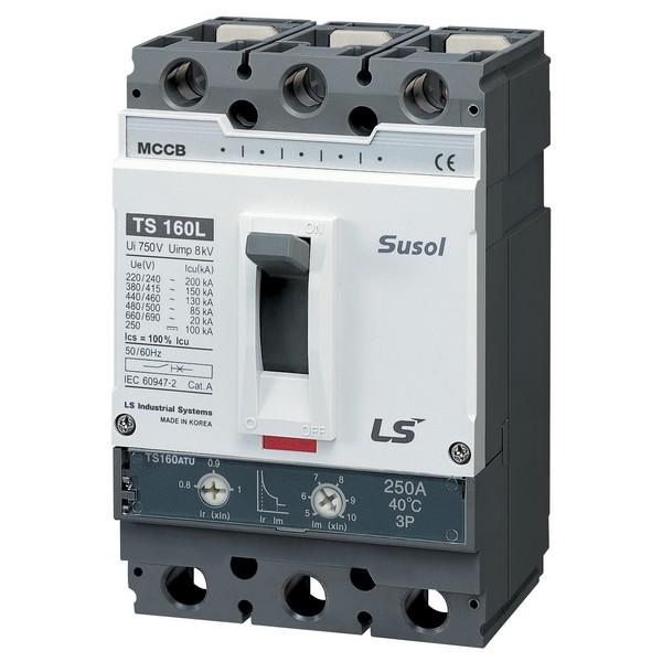 выключатель автоматический 3п 3т 160а 50ка ts160n fmu ls electric 105015100 от BTSprom.by