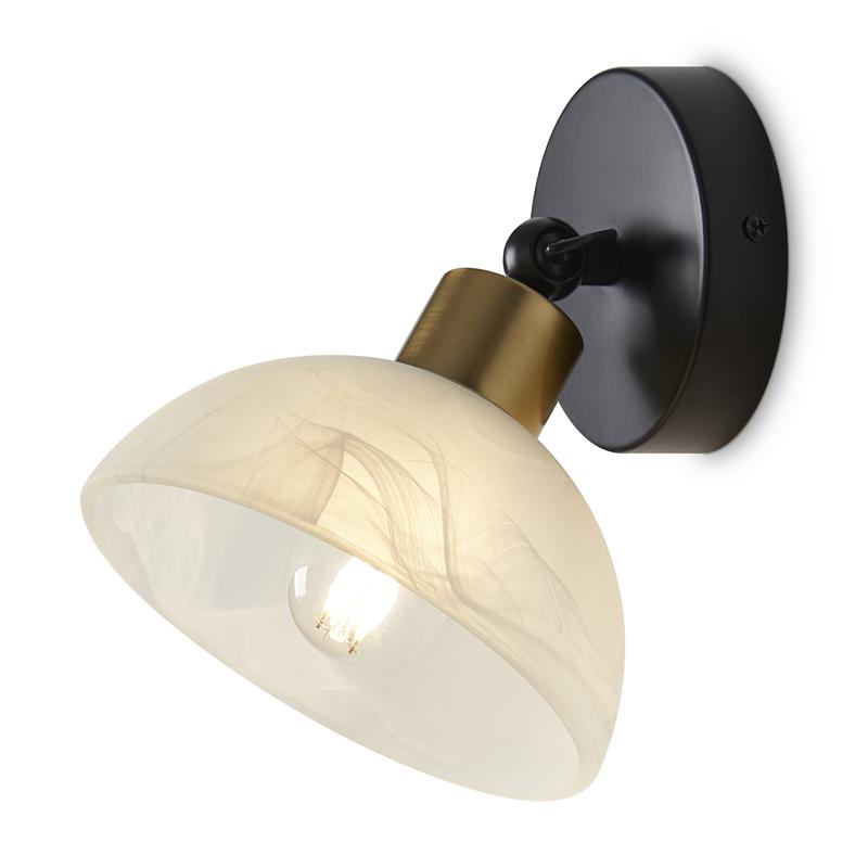 светильник bessie 1х60вт e27 ip20 бра настен. freya fr5526wl-01bbz от BTSprom.by